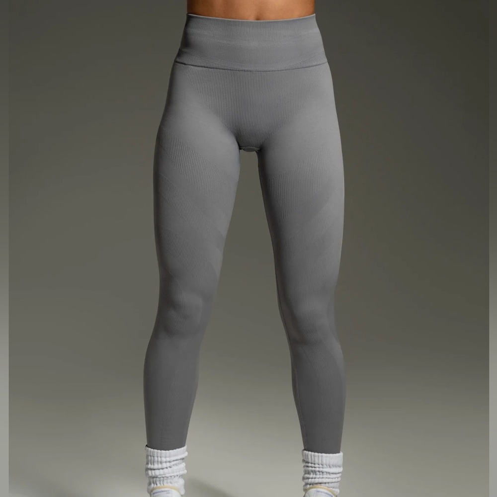 Kamo Fitness Electra Seamless Leggings - Titanium Grey